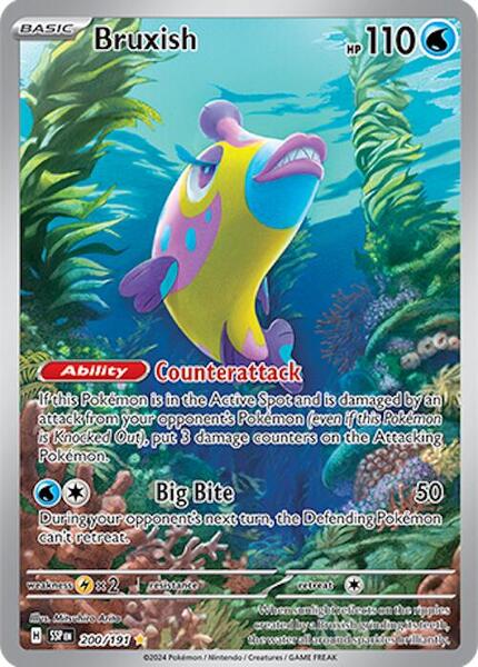 Bruxish - 200/191 - SV08 Surging Sparks - Holofoil - Near Mint (NM)