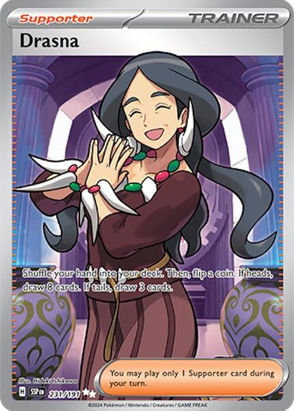 Drasna - 231/191 - SV08 Surging Sparks - Holofoil - Near Mint (NM)